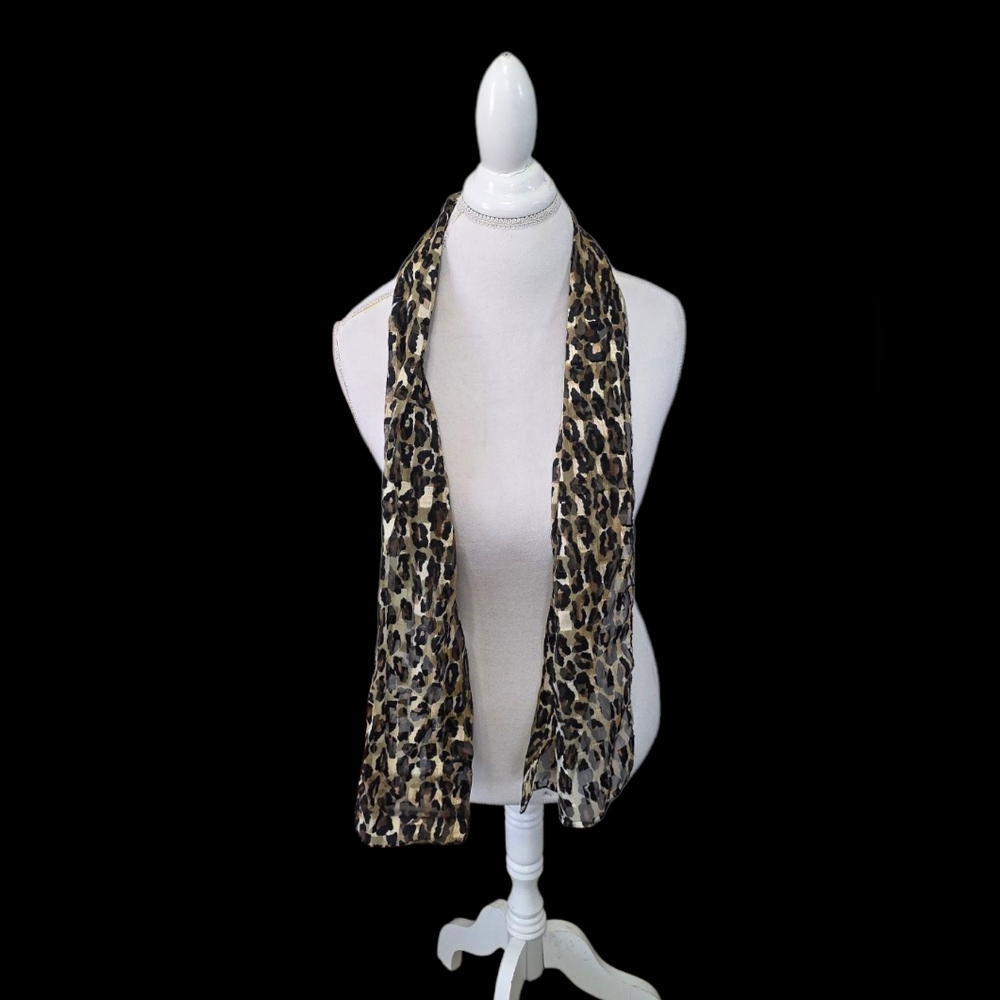 Leopard Print Scarf